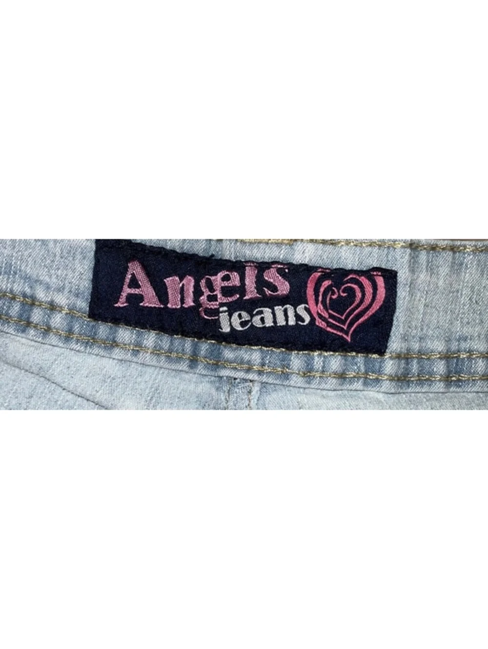 Angels Jeans Light Wash Denim Shorts Size 9